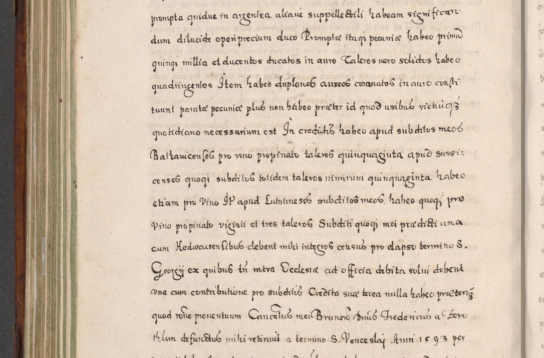 Zdjęcie nr 845 dla obiektu archiwalnego: Acta actorum, obligationum, erectionum, decretorum, rovisionum, instutionum, confirmationum caeterarumque causarum et negotiorum ad forum spirituale pertinentium coram R. D. Georgio S. R. E. Cardinali presbytero Radziwiłł nuncupato, perpetuo administratore episcopatus Cracoviensis et Ducatus Severiensis, duce in Olika et Nieśież, Sacrique Romani Imperii principe ab anno 1597 ad annum 1600 diem 12 Februarii inclusive, etiam sub ansentia eius Cracoviae acticatorum.