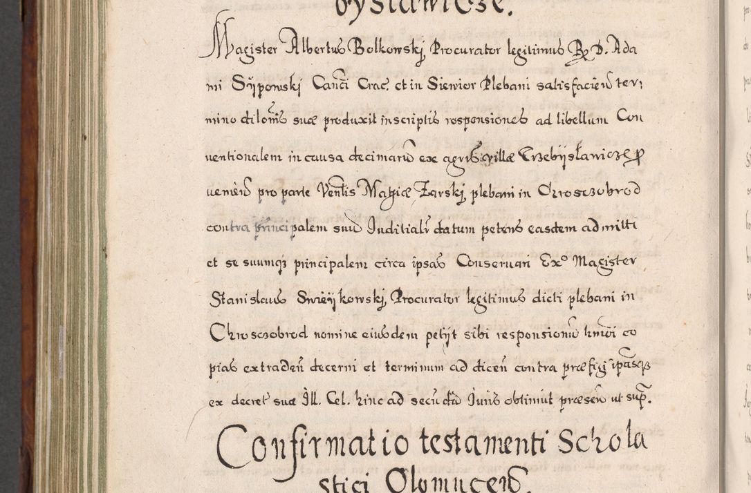 Zdjęcie nr 841 dla obiektu archiwalnego: Acta actorum, obligationum, erectionum, decretorum, rovisionum, instutionum, confirmationum caeterarumque causarum et negotiorum ad forum spirituale pertinentium coram R. D. Georgio S. R. E. Cardinali presbytero Radziwiłł nuncupato, perpetuo administratore episcopatus Cracoviensis et Ducatus Severiensis, duce in Olika et Nieśież, Sacrique Romani Imperii principe ab anno 1597 ad annum 1600 diem 12 Februarii inclusive, etiam sub ansentia eius Cracoviae acticatorum.
