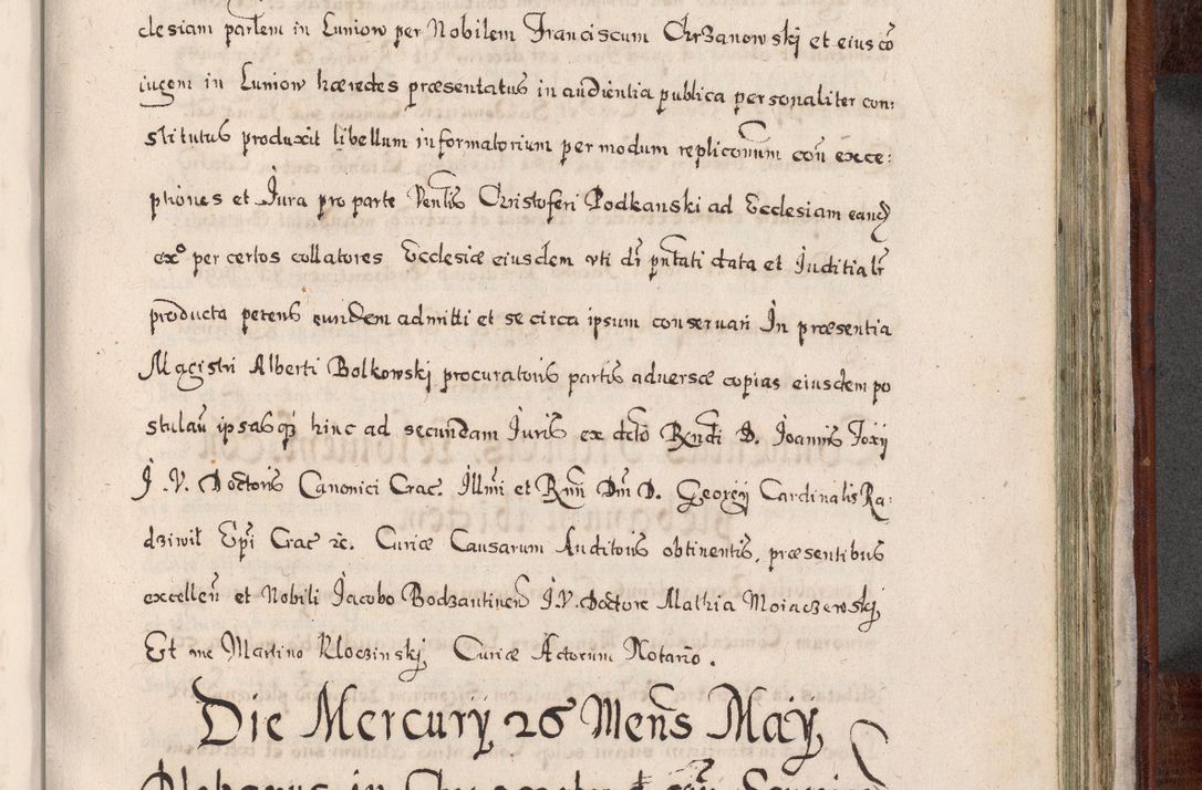 Zdjęcie nr 824 dla obiektu archiwalnego: Acta actorum, obligationum, erectionum, decretorum, rovisionum, instutionum, confirmationum caeterarumque causarum et negotiorum ad forum spirituale pertinentium coram R. D. Georgio S. R. E. Cardinali presbytero Radziwiłł nuncupato, perpetuo administratore episcopatus Cracoviensis et Ducatus Severiensis, duce in Olika et Nieśież, Sacrique Romani Imperii principe ab anno 1597 ad annum 1600 diem 12 Februarii inclusive, etiam sub ansentia eius Cracoviae acticatorum.
