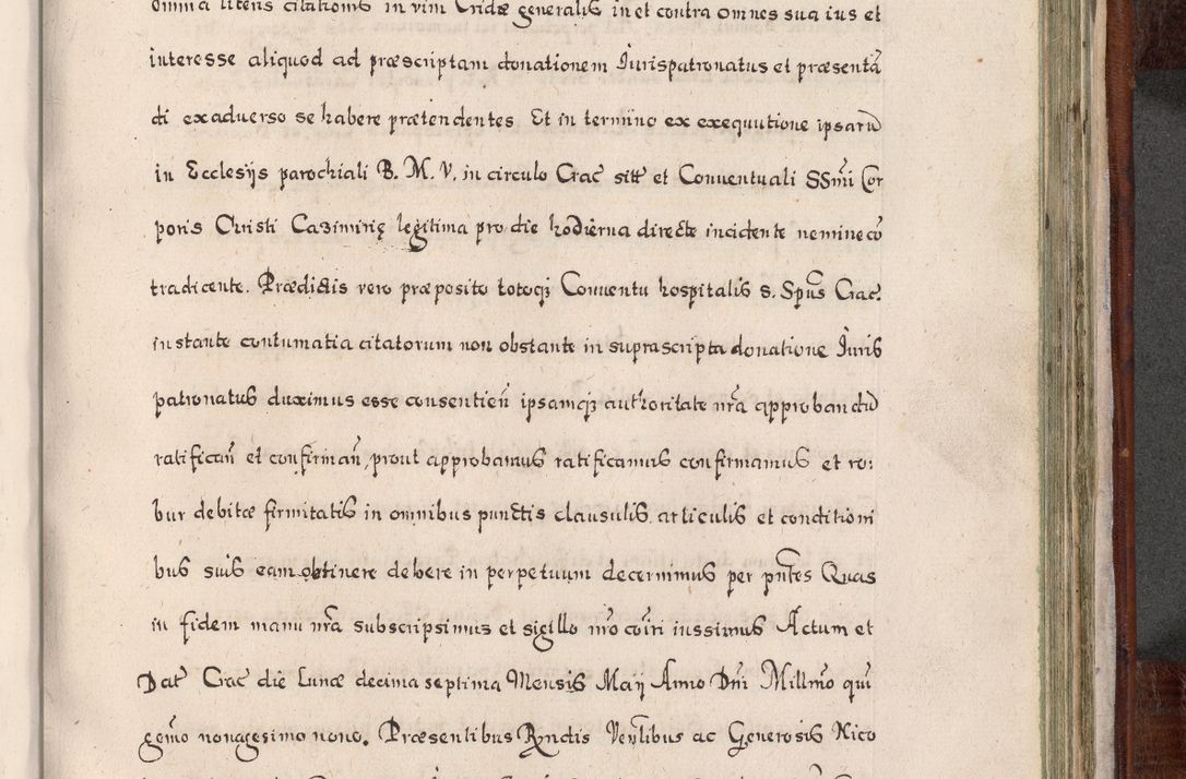 Zdjęcie nr 814 dla obiektu archiwalnego: Acta actorum, obligationum, erectionum, decretorum, rovisionum, instutionum, confirmationum caeterarumque causarum et negotiorum ad forum spirituale pertinentium coram R. D. Georgio S. R. E. Cardinali presbytero Radziwiłł nuncupato, perpetuo administratore episcopatus Cracoviensis et Ducatus Severiensis, duce in Olika et Nieśież, Sacrique Romani Imperii principe ab anno 1597 ad annum 1600 diem 12 Februarii inclusive, etiam sub ansentia eius Cracoviae acticatorum.