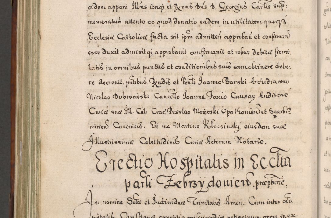 Zdjęcie nr 1009 dla obiektu archiwalnego: Acta actorum, obligationum, erectionum, decretorum, rovisionum, instutionum, confirmationum caeterarumque causarum et negotiorum ad forum spirituale pertinentium coram R. D. Georgio S. R. E. Cardinali presbytero Radziwiłł nuncupato, perpetuo administratore episcopatus Cracoviensis et Ducatus Severiensis, duce in Olika et Nieśież, Sacrique Romani Imperii principe ab anno 1597 ad annum 1600 diem 12 Februarii inclusive, etiam sub ansentia eius Cracoviae acticatorum.