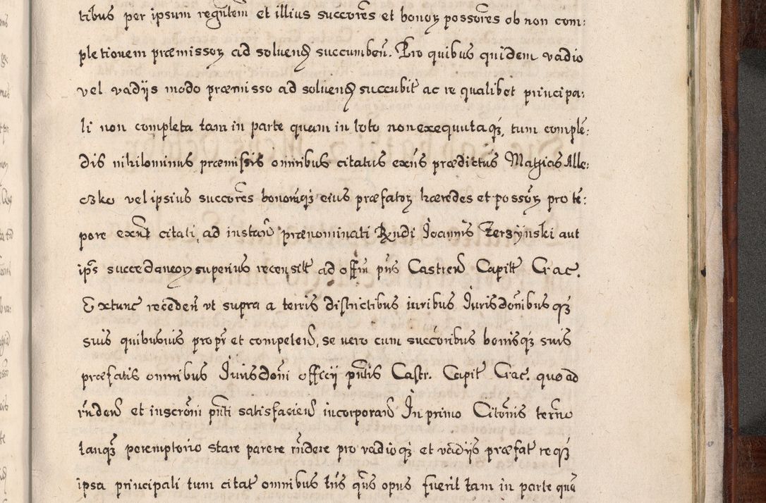 Zdjęcie nr 1006 dla obiektu archiwalnego: Acta actorum, obligationum, erectionum, decretorum, rovisionum, instutionum, confirmationum caeterarumque causarum et negotiorum ad forum spirituale pertinentium coram R. D. Georgio S. R. E. Cardinali presbytero Radziwiłł nuncupato, perpetuo administratore episcopatus Cracoviensis et Ducatus Severiensis, duce in Olika et Nieśież, Sacrique Romani Imperii principe ab anno 1597 ad annum 1600 diem 12 Februarii inclusive, etiam sub ansentia eius Cracoviae acticatorum.