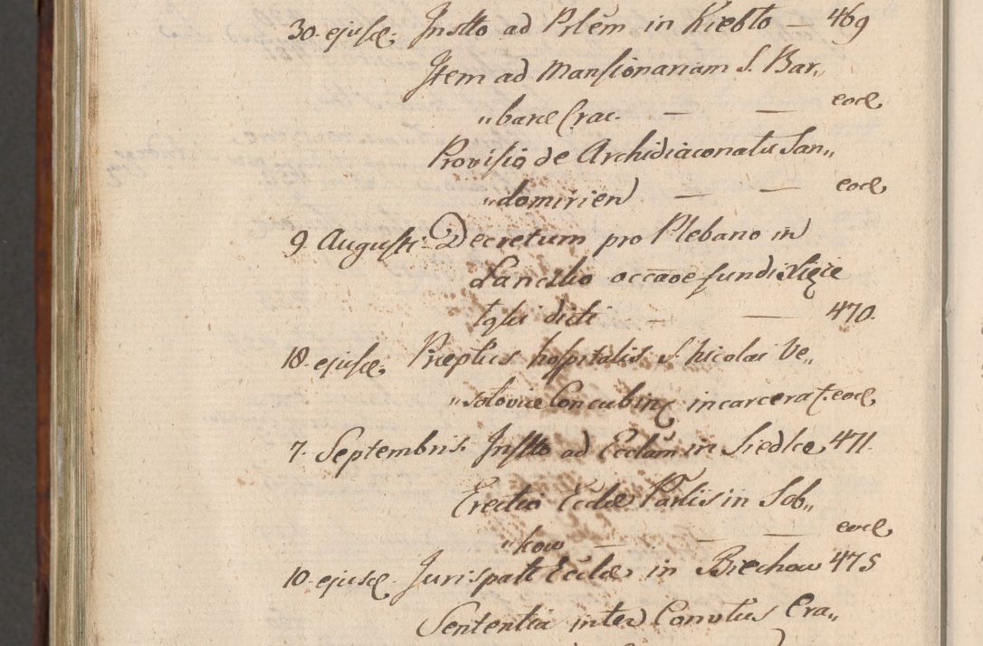 Zdjęcie nr 1115 dla obiektu archiwalnego: Acta actorum, obligationum, erectionum, decretorum, rovisionum, instutionum, confirmationum caeterarumque causarum et negotiorum ad forum spirituale pertinentium coram R. D. Georgio S. R. E. Cardinali presbytero Radziwiłł nuncupato, perpetuo administratore episcopatus Cracoviensis et Ducatus Severiensis, duce in Olika et Nieśież, Sacrique Romani Imperii principe ab anno 1597 ad annum 1600 diem 12 Februarii inclusive, etiam sub ansentia eius Cracoviae acticatorum.