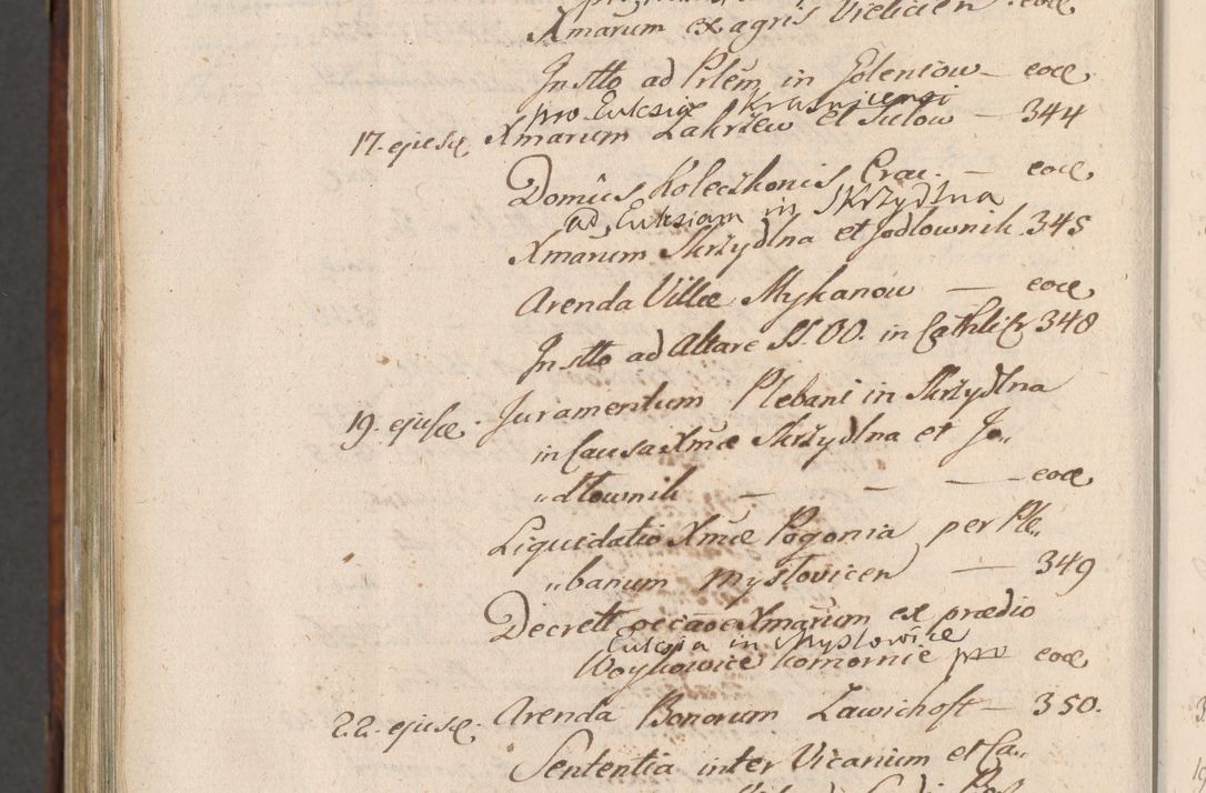 Zdjęcie nr 1109 dla obiektu archiwalnego: Acta actorum, obligationum, erectionum, decretorum, rovisionum, instutionum, confirmationum caeterarumque causarum et negotiorum ad forum spirituale pertinentium coram R. D. Georgio S. R. E. Cardinali presbytero Radziwiłł nuncupato, perpetuo administratore episcopatus Cracoviensis et Ducatus Severiensis, duce in Olika et Nieśież, Sacrique Romani Imperii principe ab anno 1597 ad annum 1600 diem 12 Februarii inclusive, etiam sub ansentia eius Cracoviae acticatorum.