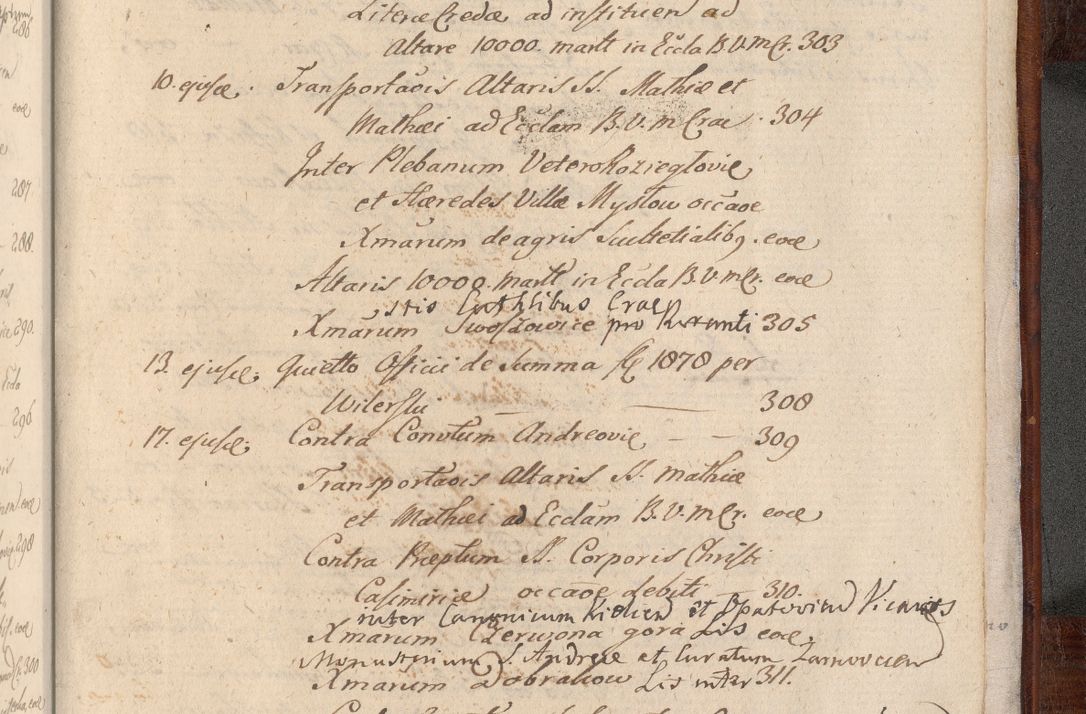 Zdjęcie nr 1106 dla obiektu archiwalnego: Acta actorum, obligationum, erectionum, decretorum, rovisionum, instutionum, confirmationum caeterarumque causarum et negotiorum ad forum spirituale pertinentium coram R. D. Georgio S. R. E. Cardinali presbytero Radziwiłł nuncupato, perpetuo administratore episcopatus Cracoviensis et Ducatus Severiensis, duce in Olika et Nieśież, Sacrique Romani Imperii principe ab anno 1597 ad annum 1600 diem 12 Februarii inclusive, etiam sub ansentia eius Cracoviae acticatorum.