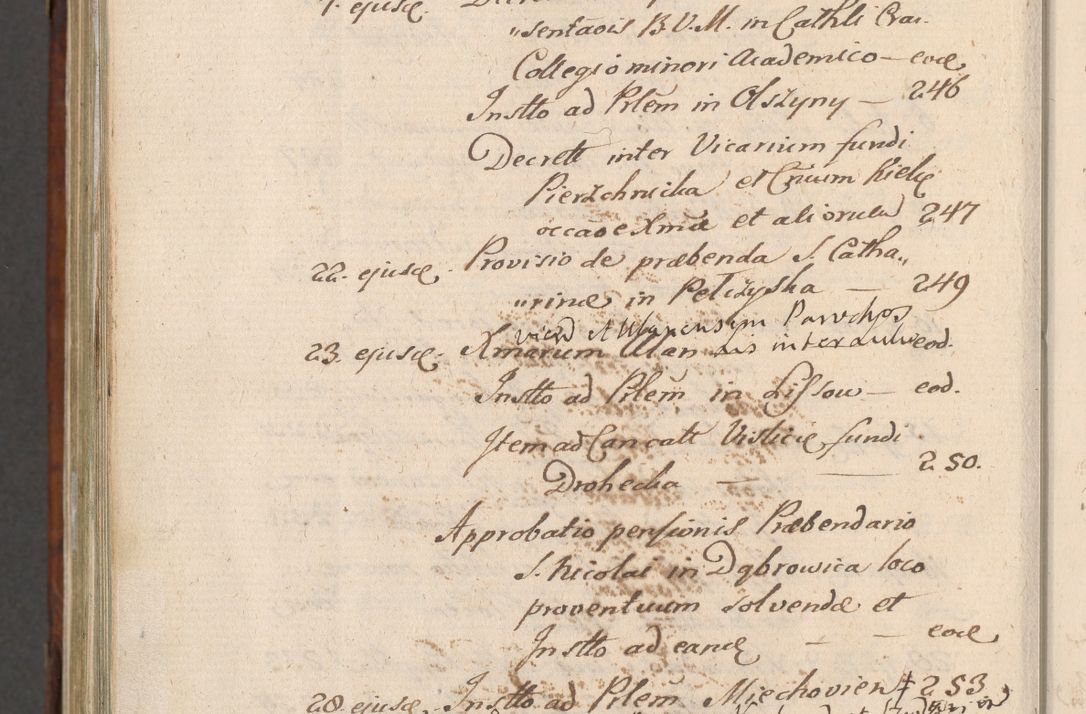 Zdjęcie nr 1103 dla obiektu archiwalnego: Acta actorum, obligationum, erectionum, decretorum, rovisionum, instutionum, confirmationum caeterarumque causarum et negotiorum ad forum spirituale pertinentium coram R. D. Georgio S. R. E. Cardinali presbytero Radziwiłł nuncupato, perpetuo administratore episcopatus Cracoviensis et Ducatus Severiensis, duce in Olika et Nieśież, Sacrique Romani Imperii principe ab anno 1597 ad annum 1600 diem 12 Februarii inclusive, etiam sub ansentia eius Cracoviae acticatorum.