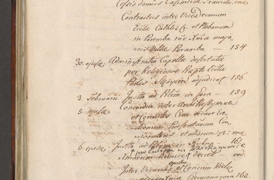 Zdjęcie nr 1099 dla obiektu archiwalnego: Acta actorum, obligationum, erectionum, decretorum, rovisionum, instutionum, confirmationum caeterarumque causarum et negotiorum ad forum spirituale pertinentium coram R. D. Georgio S. R. E. Cardinali presbytero Radziwiłł nuncupato, perpetuo administratore episcopatus Cracoviensis et Ducatus Severiensis, duce in Olika et Nieśież, Sacrique Romani Imperii principe ab anno 1597 ad annum 1600 diem 12 Februarii inclusive, etiam sub ansentia eius Cracoviae acticatorum.