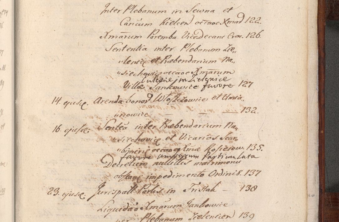 Zdjęcie nr 1098 dla obiektu archiwalnego: Acta actorum, obligationum, erectionum, decretorum, rovisionum, instutionum, confirmationum caeterarumque causarum et negotiorum ad forum spirituale pertinentium coram R. D. Georgio S. R. E. Cardinali presbytero Radziwiłł nuncupato, perpetuo administratore episcopatus Cracoviensis et Ducatus Severiensis, duce in Olika et Nieśież, Sacrique Romani Imperii principe ab anno 1597 ad annum 1600 diem 12 Februarii inclusive, etiam sub ansentia eius Cracoviae acticatorum.