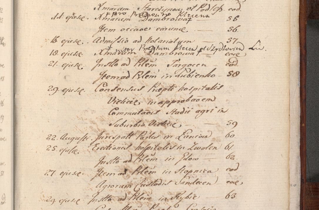Zdjęcie nr 1096 dla obiektu archiwalnego: Acta actorum, obligationum, erectionum, decretorum, rovisionum, instutionum, confirmationum caeterarumque causarum et negotiorum ad forum spirituale pertinentium coram R. D. Georgio S. R. E. Cardinali presbytero Radziwiłł nuncupato, perpetuo administratore episcopatus Cracoviensis et Ducatus Severiensis, duce in Olika et Nieśież, Sacrique Romani Imperii principe ab anno 1597 ad annum 1600 diem 12 Februarii inclusive, etiam sub ansentia eius Cracoviae acticatorum.