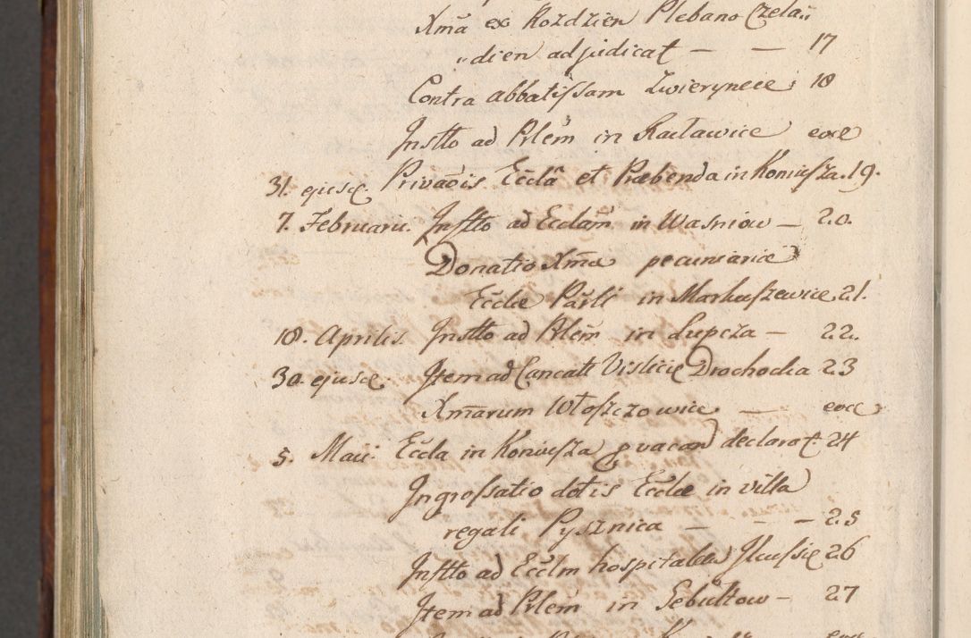 Zdjęcie nr 1093 dla obiektu archiwalnego: Acta actorum, obligationum, erectionum, decretorum, rovisionum, instutionum, confirmationum caeterarumque causarum et negotiorum ad forum spirituale pertinentium coram R. D. Georgio S. R. E. Cardinali presbytero Radziwiłł nuncupato, perpetuo administratore episcopatus Cracoviensis et Ducatus Severiensis, duce in Olika et Nieśież, Sacrique Romani Imperii principe ab anno 1597 ad annum 1600 diem 12 Februarii inclusive, etiam sub ansentia eius Cracoviae acticatorum.