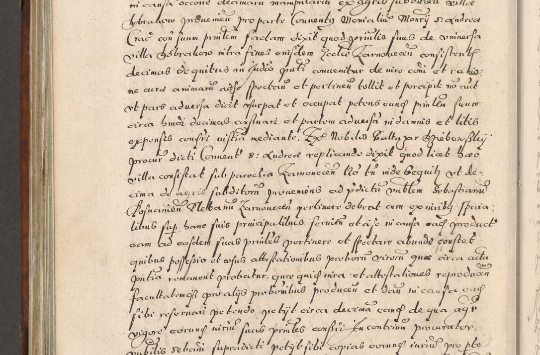 Zdjęcie nr 1087 dla obiektu archiwalnego: Acta actorum, obligationum, erectionum, decretorum, rovisionum, instutionum, confirmationum caeterarumque causarum et negotiorum ad forum spirituale pertinentium coram R. D. Georgio S. R. E. Cardinali presbytero Radziwiłł nuncupato, perpetuo administratore episcopatus Cracoviensis et Ducatus Severiensis, duce in Olika et Nieśież, Sacrique Romani Imperii principe ab anno 1597 ad annum 1600 diem 12 Februarii inclusive, etiam sub ansentia eius Cracoviae acticatorum.