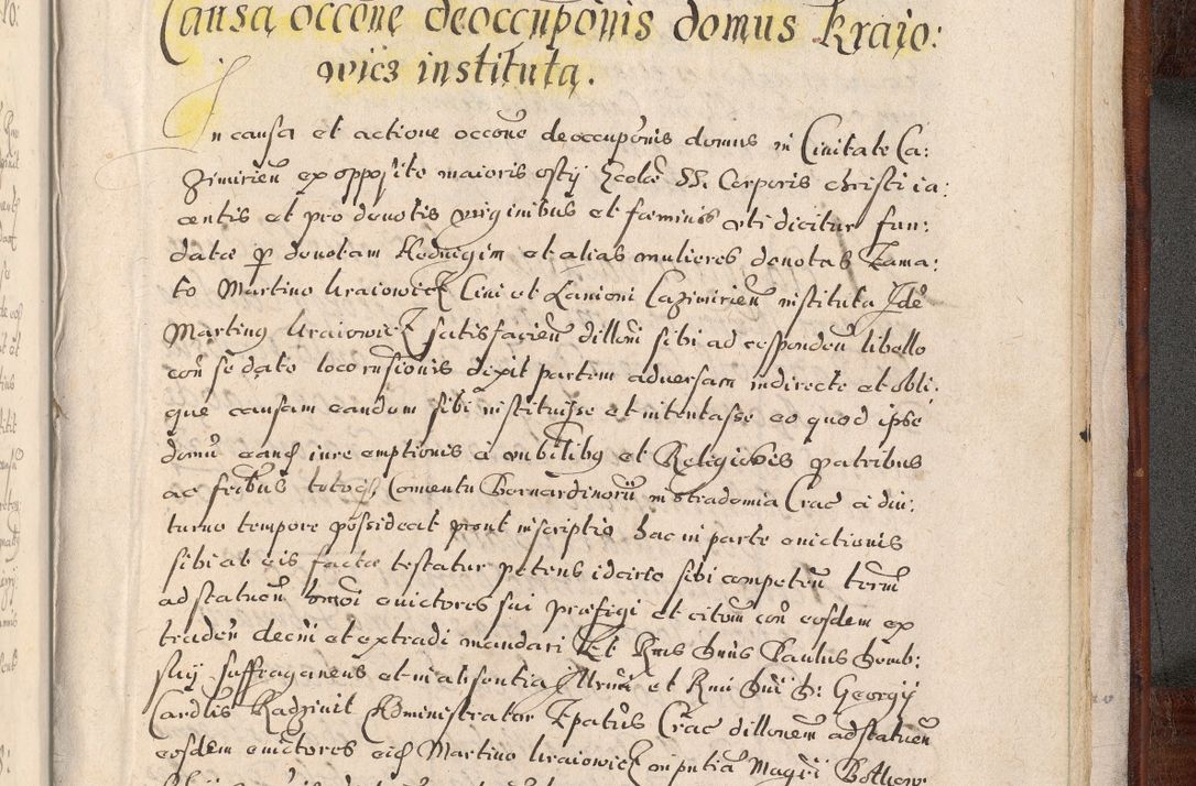 Zdjęcie nr 1090 dla obiektu archiwalnego: Acta actorum, obligationum, erectionum, decretorum, rovisionum, instutionum, confirmationum caeterarumque causarum et negotiorum ad forum spirituale pertinentium coram R. D. Georgio S. R. E. Cardinali presbytero Radziwiłł nuncupato, perpetuo administratore episcopatus Cracoviensis et Ducatus Severiensis, duce in Olika et Nieśież, Sacrique Romani Imperii principe ab anno 1597 ad annum 1600 diem 12 Februarii inclusive, etiam sub ansentia eius Cracoviae acticatorum.