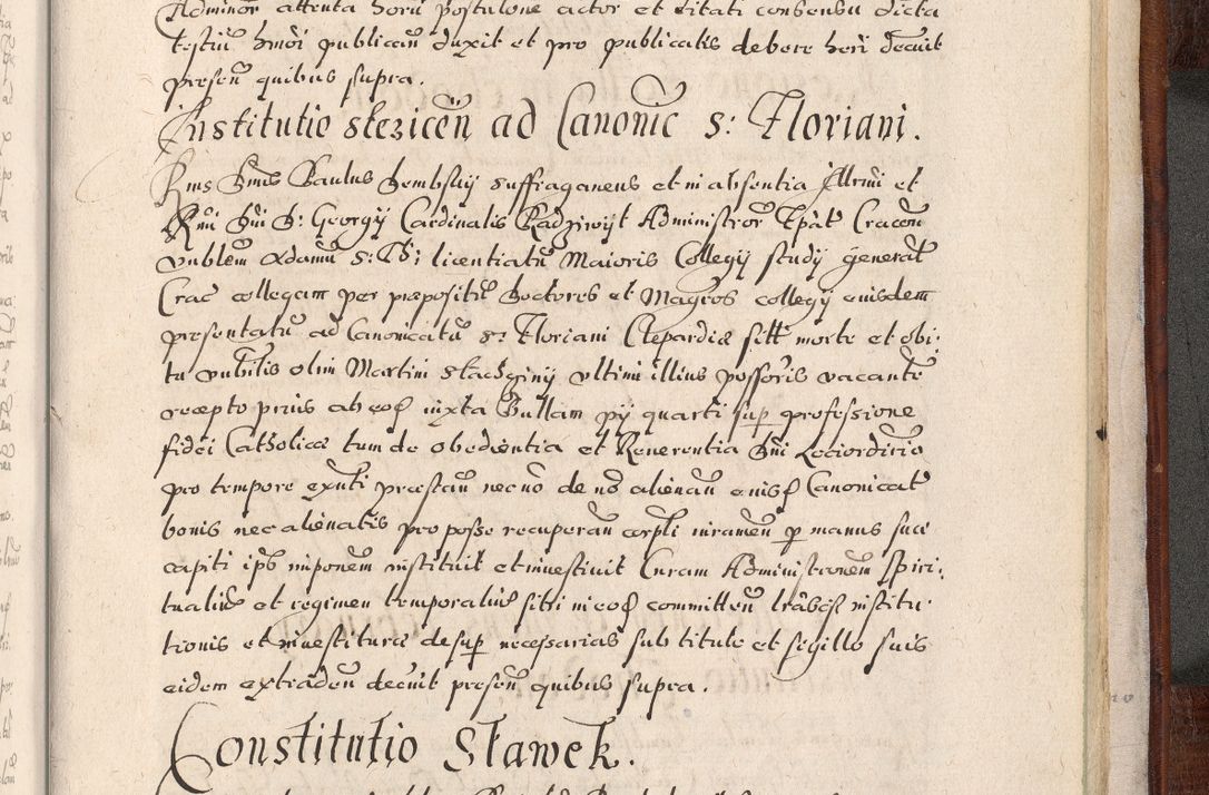Zdjęcie nr 1080 dla obiektu archiwalnego: Acta actorum, obligationum, erectionum, decretorum, rovisionum, instutionum, confirmationum caeterarumque causarum et negotiorum ad forum spirituale pertinentium coram R. D. Georgio S. R. E. Cardinali presbytero Radziwiłł nuncupato, perpetuo administratore episcopatus Cracoviensis et Ducatus Severiensis, duce in Olika et Nieśież, Sacrique Romani Imperii principe ab anno 1597 ad annum 1600 diem 12 Februarii inclusive, etiam sub ansentia eius Cracoviae acticatorum.
