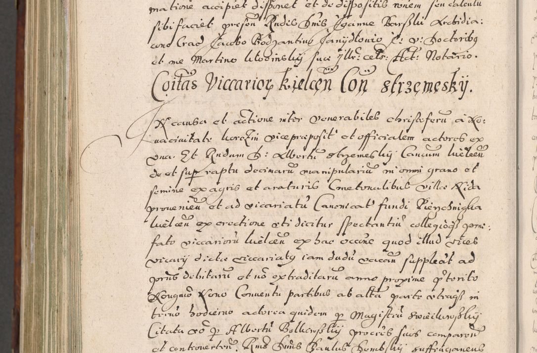 Zdjęcie nr 1067 dla obiektu archiwalnego: Acta actorum, obligationum, erectionum, decretorum, rovisionum, instutionum, confirmationum caeterarumque causarum et negotiorum ad forum spirituale pertinentium coram R. D. Georgio S. R. E. Cardinali presbytero Radziwiłł nuncupato, perpetuo administratore episcopatus Cracoviensis et Ducatus Severiensis, duce in Olika et Nieśież, Sacrique Romani Imperii principe ab anno 1597 ad annum 1600 diem 12 Februarii inclusive, etiam sub ansentia eius Cracoviae acticatorum.