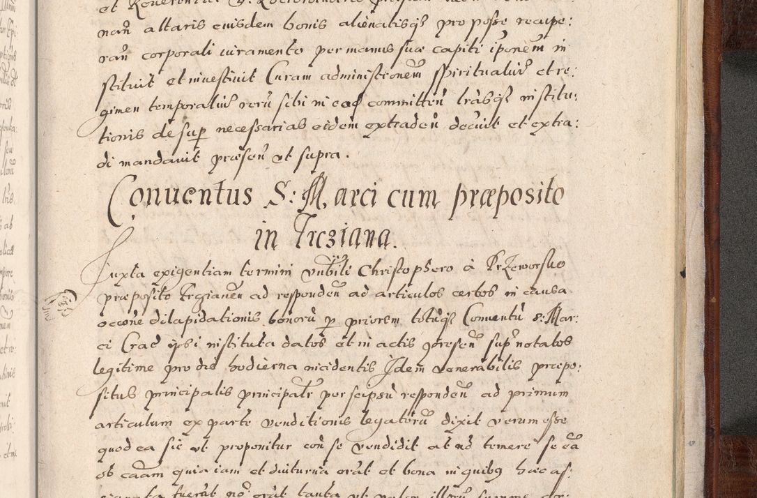 Zdjęcie nr 1062 dla obiektu archiwalnego: Acta actorum, obligationum, erectionum, decretorum, rovisionum, instutionum, confirmationum caeterarumque causarum et negotiorum ad forum spirituale pertinentium coram R. D. Georgio S. R. E. Cardinali presbytero Radziwiłł nuncupato, perpetuo administratore episcopatus Cracoviensis et Ducatus Severiensis, duce in Olika et Nieśież, Sacrique Romani Imperii principe ab anno 1597 ad annum 1600 diem 12 Februarii inclusive, etiam sub ansentia eius Cracoviae acticatorum.