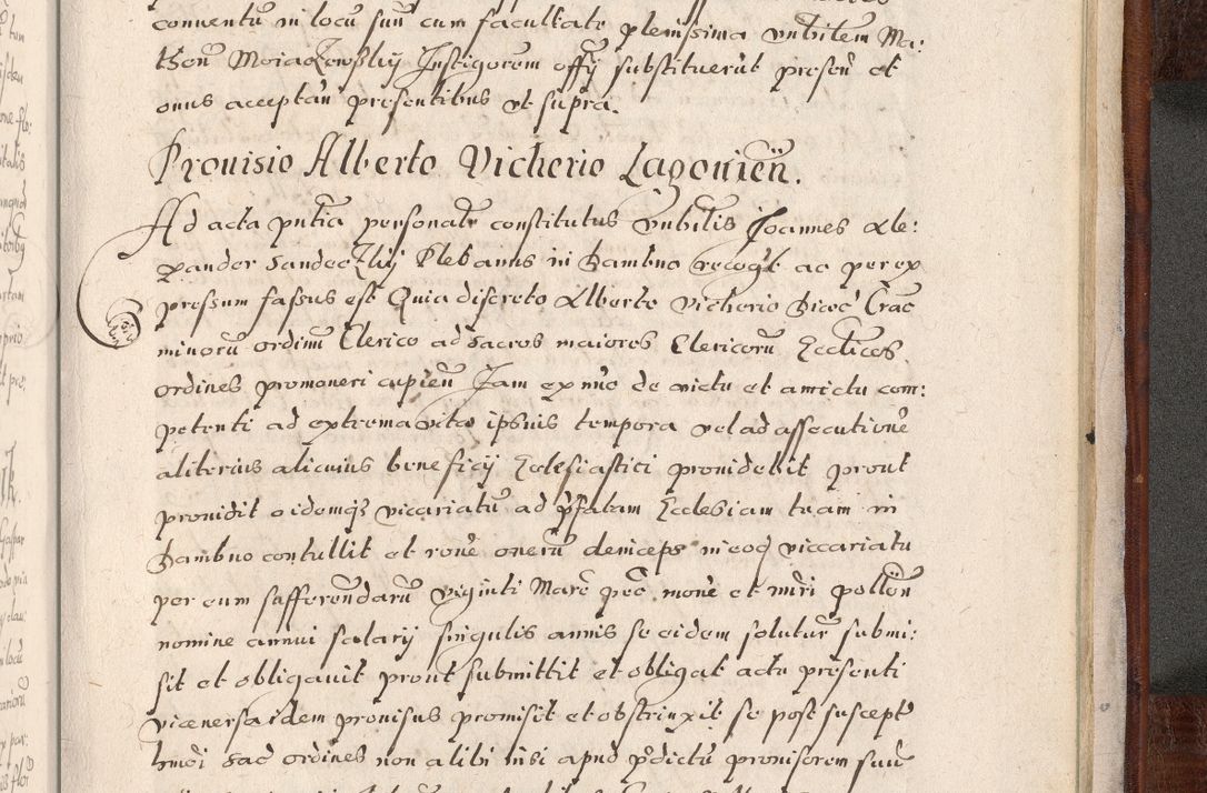 Zdjęcie nr 1060 dla obiektu archiwalnego: Acta actorum, obligationum, erectionum, decretorum, rovisionum, instutionum, confirmationum caeterarumque causarum et negotiorum ad forum spirituale pertinentium coram R. D. Georgio S. R. E. Cardinali presbytero Radziwiłł nuncupato, perpetuo administratore episcopatus Cracoviensis et Ducatus Severiensis, duce in Olika et Nieśież, Sacrique Romani Imperii principe ab anno 1597 ad annum 1600 diem 12 Februarii inclusive, etiam sub ansentia eius Cracoviae acticatorum.