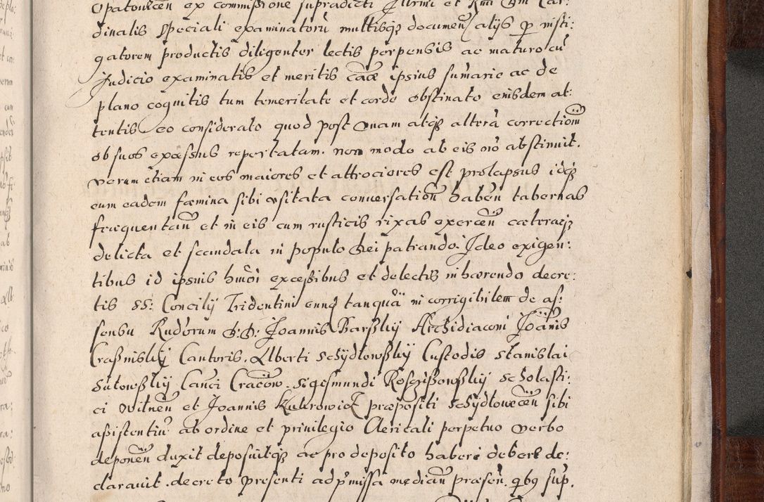 Zdjęcie nr 1042 dla obiektu archiwalnego: Acta actorum, obligationum, erectionum, decretorum, rovisionum, instutionum, confirmationum caeterarumque causarum et negotiorum ad forum spirituale pertinentium coram R. D. Georgio S. R. E. Cardinali presbytero Radziwiłł nuncupato, perpetuo administratore episcopatus Cracoviensis et Ducatus Severiensis, duce in Olika et Nieśież, Sacrique Romani Imperii principe ab anno 1597 ad annum 1600 diem 12 Februarii inclusive, etiam sub ansentia eius Cracoviae acticatorum.