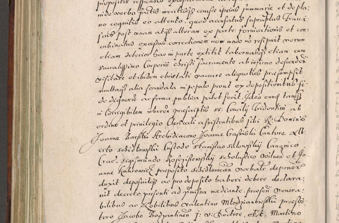Zdjęcie nr 1041 dla obiektu archiwalnego: Acta actorum, obligationum, erectionum, decretorum, rovisionum, instutionum, confirmationum caeterarumque causarum et negotiorum ad forum spirituale pertinentium coram R. D. Georgio S. R. E. Cardinali presbytero Radziwiłł nuncupato, perpetuo administratore episcopatus Cracoviensis et Ducatus Severiensis, duce in Olika et Nieśież, Sacrique Romani Imperii principe ab anno 1597 ad annum 1600 diem 12 Februarii inclusive, etiam sub ansentia eius Cracoviae acticatorum.
