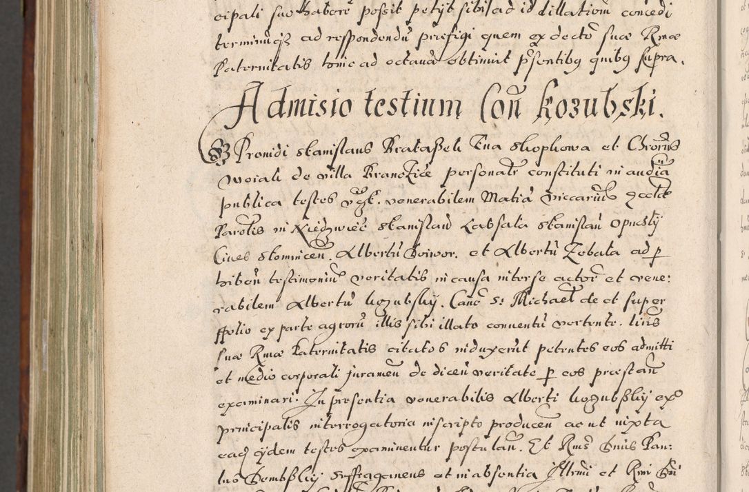 Zdjęcie nr 1055 dla obiektu archiwalnego: Acta actorum, obligationum, erectionum, decretorum, rovisionum, instutionum, confirmationum caeterarumque causarum et negotiorum ad forum spirituale pertinentium coram R. D. Georgio S. R. E. Cardinali presbytero Radziwiłł nuncupato, perpetuo administratore episcopatus Cracoviensis et Ducatus Severiensis, duce in Olika et Nieśież, Sacrique Romani Imperii principe ab anno 1597 ad annum 1600 diem 12 Februarii inclusive, etiam sub ansentia eius Cracoviae acticatorum.