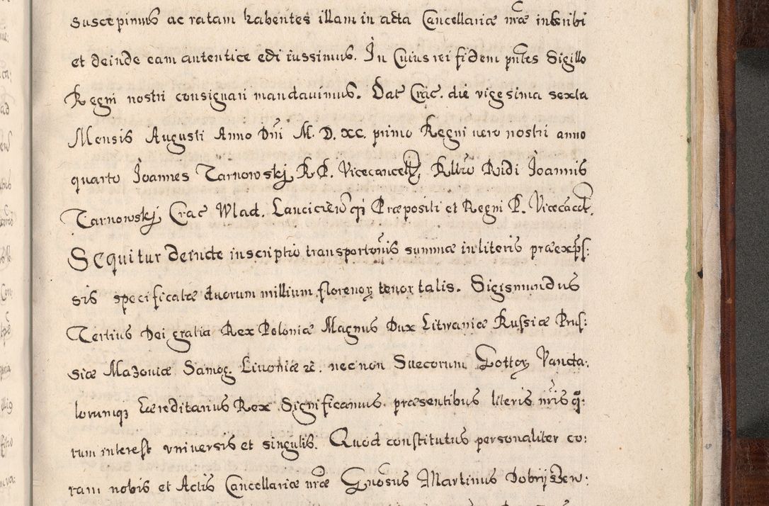 Zdjęcie nr 1032 dla obiektu archiwalnego: Acta actorum, obligationum, erectionum, decretorum, rovisionum, instutionum, confirmationum caeterarumque causarum et negotiorum ad forum spirituale pertinentium coram R. D. Georgio S. R. E. Cardinali presbytero Radziwiłł nuncupato, perpetuo administratore episcopatus Cracoviensis et Ducatus Severiensis, duce in Olika et Nieśież, Sacrique Romani Imperii principe ab anno 1597 ad annum 1600 diem 12 Februarii inclusive, etiam sub ansentia eius Cracoviae acticatorum.