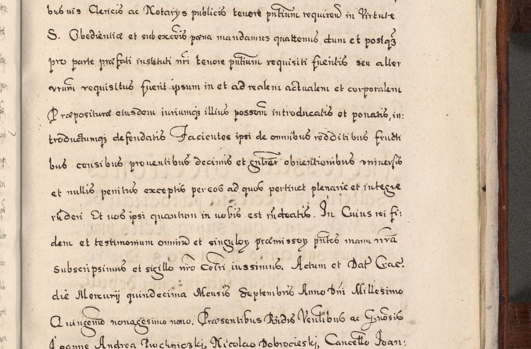 Zdjęcie nr 1026 dla obiektu archiwalnego: Acta actorum, obligationum, erectionum, decretorum, rovisionum, instutionum, confirmationum caeterarumque causarum et negotiorum ad forum spirituale pertinentium coram R. D. Georgio S. R. E. Cardinali presbytero Radziwiłł nuncupato, perpetuo administratore episcopatus Cracoviensis et Ducatus Severiensis, duce in Olika et Nieśież, Sacrique Romani Imperii principe ab anno 1597 ad annum 1600 diem 12 Februarii inclusive, etiam sub ansentia eius Cracoviae acticatorum.