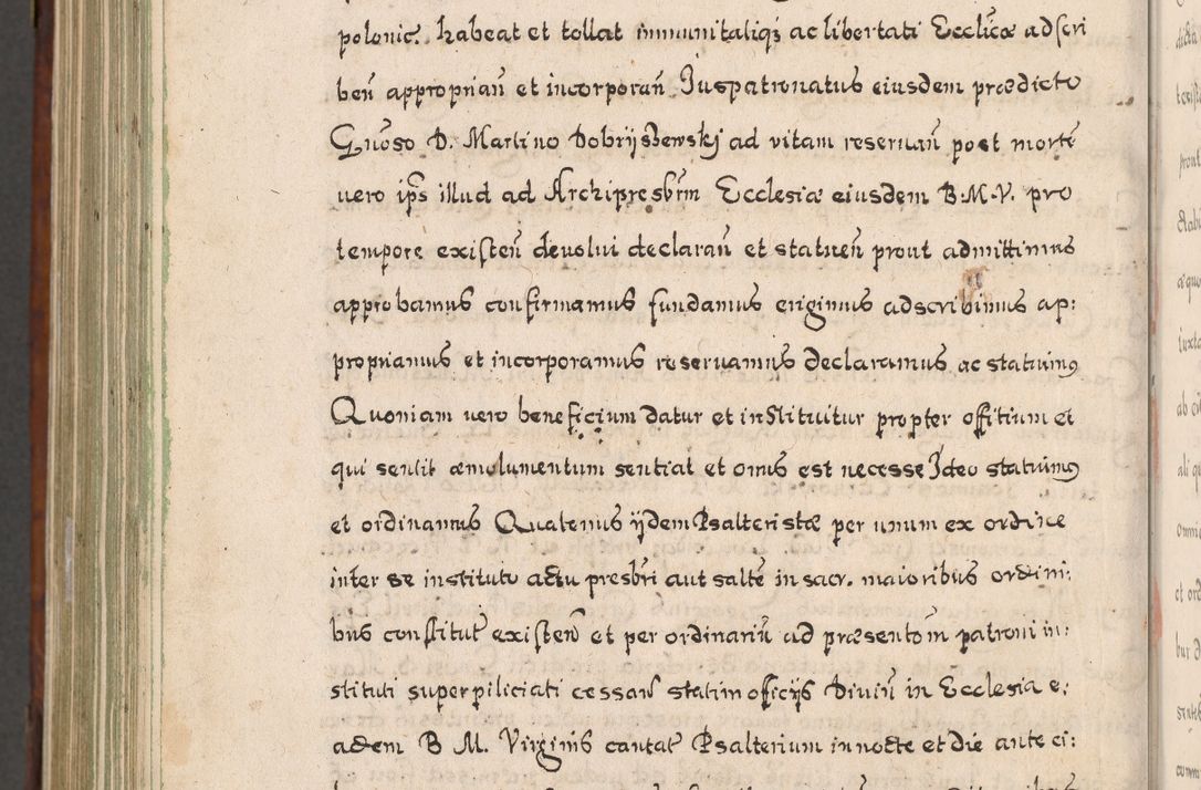 Zdjęcie nr 1035 dla obiektu archiwalnego: Acta actorum, obligationum, erectionum, decretorum, rovisionum, instutionum, confirmationum caeterarumque causarum et negotiorum ad forum spirituale pertinentium coram R. D. Georgio S. R. E. Cardinali presbytero Radziwiłł nuncupato, perpetuo administratore episcopatus Cracoviensis et Ducatus Severiensis, duce in Olika et Nieśież, Sacrique Romani Imperii principe ab anno 1597 ad annum 1600 diem 12 Februarii inclusive, etiam sub ansentia eius Cracoviae acticatorum.