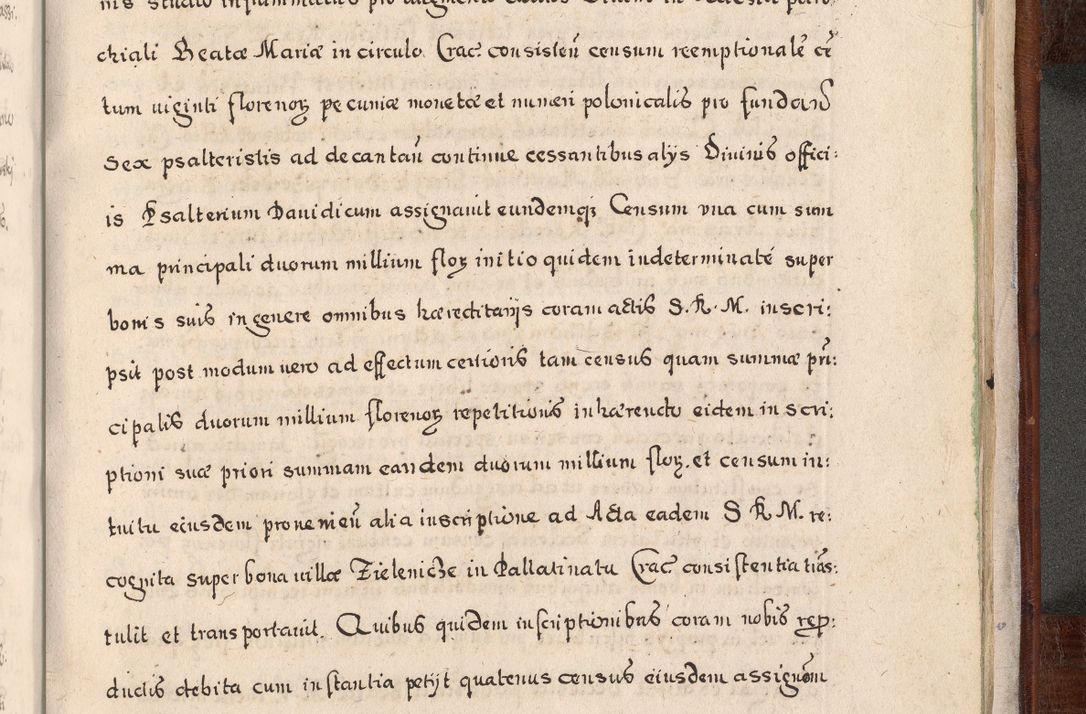 Zdjęcie nr 1028 dla obiektu archiwalnego: Acta actorum, obligationum, erectionum, decretorum, rovisionum, instutionum, confirmationum caeterarumque causarum et negotiorum ad forum spirituale pertinentium coram R. D. Georgio S. R. E. Cardinali presbytero Radziwiłł nuncupato, perpetuo administratore episcopatus Cracoviensis et Ducatus Severiensis, duce in Olika et Nieśież, Sacrique Romani Imperii principe ab anno 1597 ad annum 1600 diem 12 Februarii inclusive, etiam sub ansentia eius Cracoviae acticatorum.