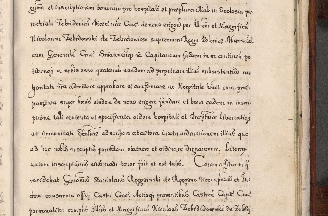 Zdjęcie nr 1010 dla obiektu archiwalnego: Acta actorum, obligationum, erectionum, decretorum, rovisionum, instutionum, confirmationum caeterarumque causarum et negotiorum ad forum spirituale pertinentium coram R. D. Georgio S. R. E. Cardinali presbytero Radziwiłł nuncupato, perpetuo administratore episcopatus Cracoviensis et Ducatus Severiensis, duce in Olika et Nieśież, Sacrique Romani Imperii principe ab anno 1597 ad annum 1600 diem 12 Februarii inclusive, etiam sub ansentia eius Cracoviae acticatorum.