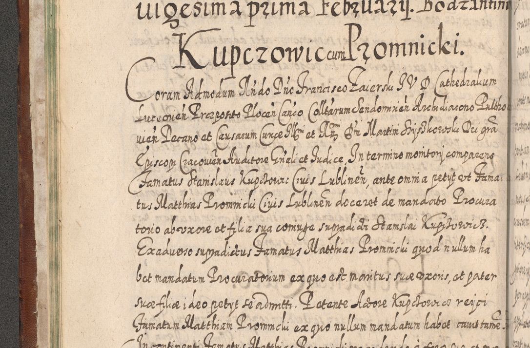 Zdjęcie nr 65 dla obiektu archiwalnego: Acta actorum, causarum spiritualium, civilium, criminalium, obligationum, quietationum, inscpritionum, cessionum, decimarum, testamentorum R. D. Martini Szyszkowski, episcopi Cracoviensis, ducis Severiensis in annis 1620 - 1623. Tomus secundus.
