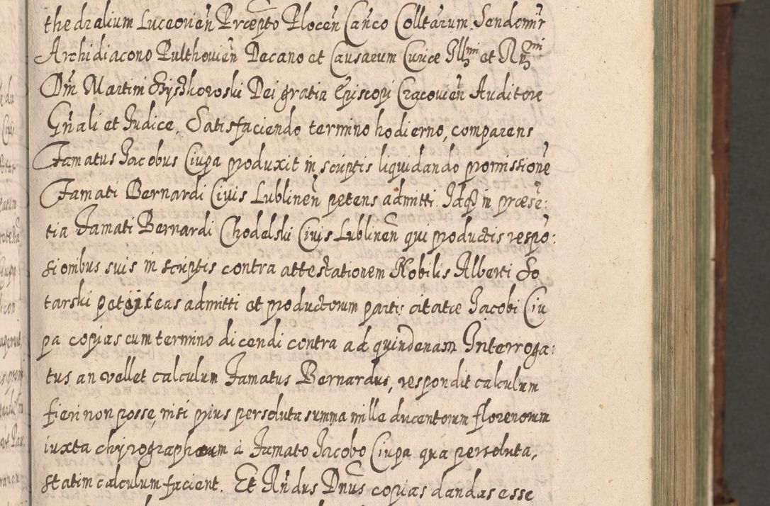 Zdjęcie nr 70 dla obiektu archiwalnego: Acta actorum, causarum spiritualium, civilium, criminalium, obligationum, quietationum, inscpritionum, cessionum, decimarum, testamentorum R. D. Martini Szyszkowski, episcopi Cracoviensis, ducis Severiensis in annis 1620 - 1623. Tomus secundus.