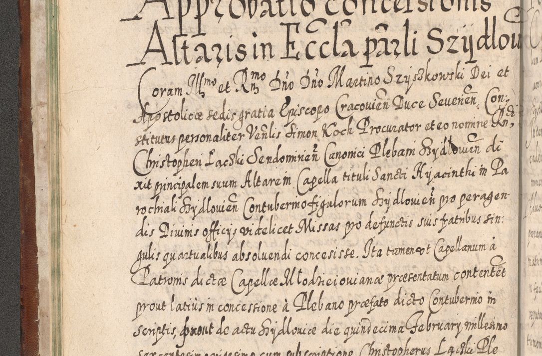 Zdjęcie nr 61 dla obiektu archiwalnego: Acta actorum, causarum spiritualium, civilium, criminalium, obligationum, quietationum, inscpritionum, cessionum, decimarum, testamentorum R. D. Martini Szyszkowski, episcopi Cracoviensis, ducis Severiensis in annis 1620 - 1623. Tomus secundus.
