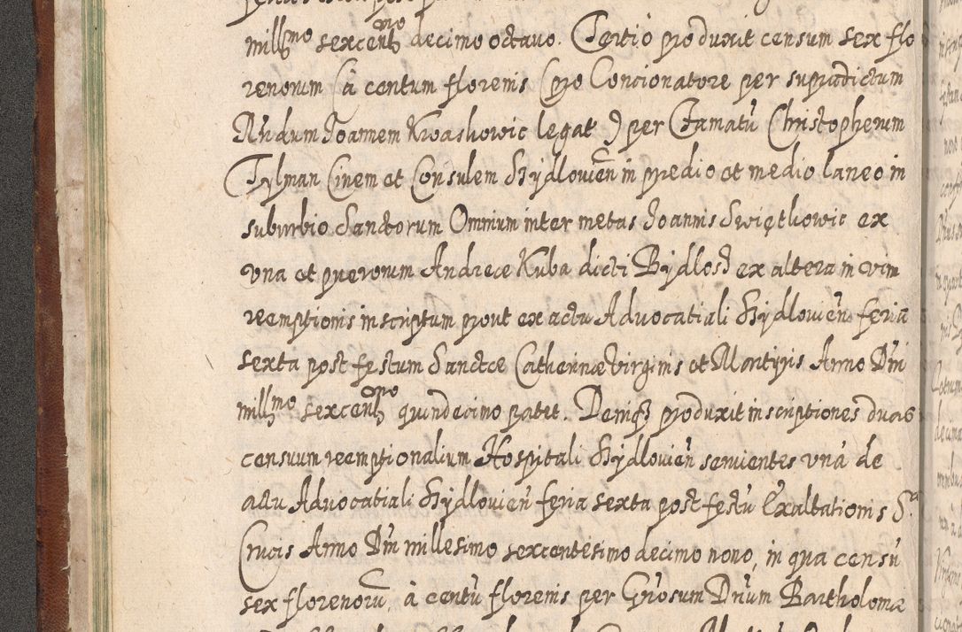 Zdjęcie nr 59 dla obiektu archiwalnego: Acta actorum, causarum spiritualium, civilium, criminalium, obligationum, quietationum, inscpritionum, cessionum, decimarum, testamentorum R. D. Martini Szyszkowski, episcopi Cracoviensis, ducis Severiensis in annis 1620 - 1623. Tomus secundus.
