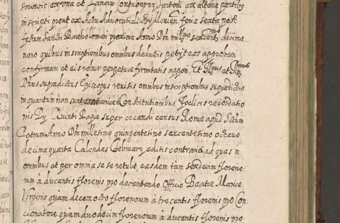 Zdjęcie nr 60 dla obiektu archiwalnego: Acta actorum, causarum spiritualium, civilium, criminalium, obligationum, quietationum, inscpritionum, cessionum, decimarum, testamentorum R. D. Martini Szyszkowski, episcopi Cracoviensis, ducis Severiensis in annis 1620 - 1623. Tomus secundus.