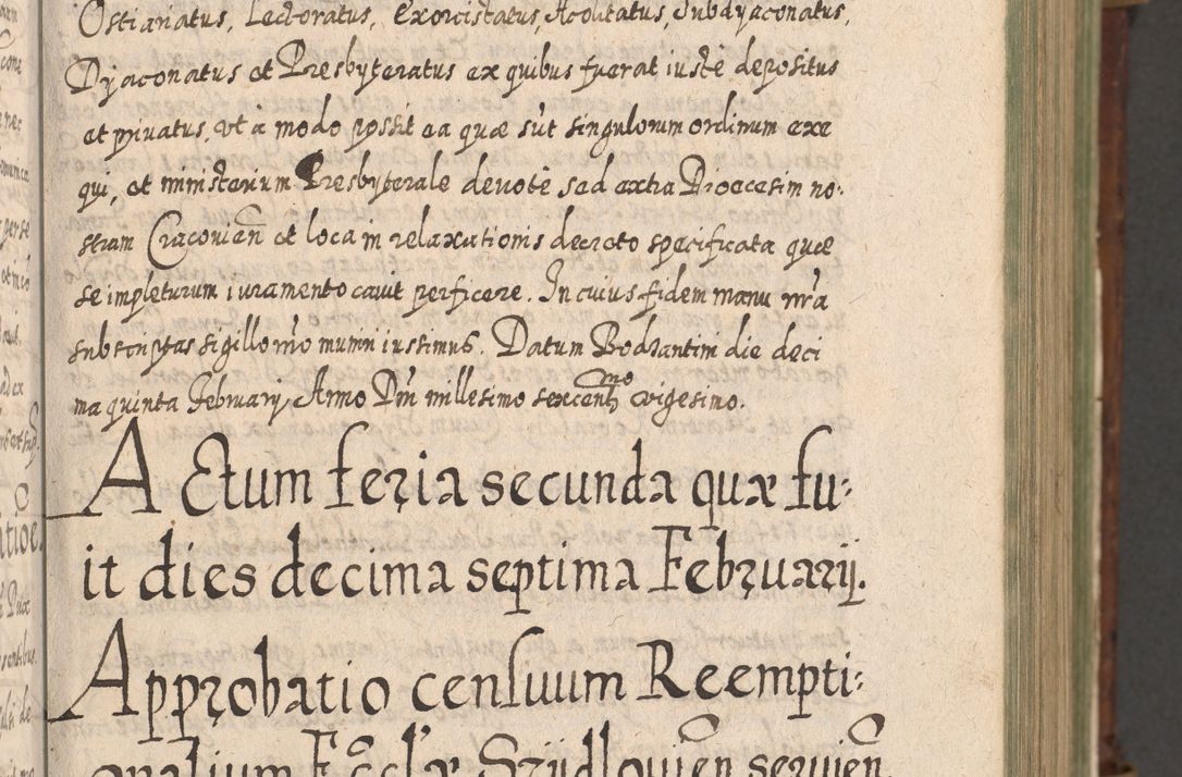 Zdjęcie nr 56 dla obiektu archiwalnego: Acta actorum, causarum spiritualium, civilium, criminalium, obligationum, quietationum, inscpritionum, cessionum, decimarum, testamentorum R. D. Martini Szyszkowski, episcopi Cracoviensis, ducis Severiensis in annis 1620 - 1623. Tomus secundus.