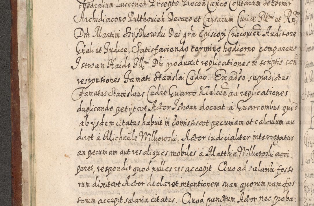 Zdjęcie nr 51 dla obiektu archiwalnego: Acta actorum, causarum spiritualium, civilium, criminalium, obligationum, quietationum, inscpritionum, cessionum, decimarum, testamentorum R. D. Martini Szyszkowski, episcopi Cracoviensis, ducis Severiensis in annis 1620 - 1623. Tomus secundus.