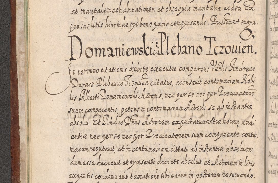 Zdjęcie nr 45 dla obiektu archiwalnego: Acta actorum, causarum spiritualium, civilium, criminalium, obligationum, quietationum, inscpritionum, cessionum, decimarum, testamentorum R. D. Martini Szyszkowski, episcopi Cracoviensis, ducis Severiensis in annis 1620 - 1623. Tomus secundus.