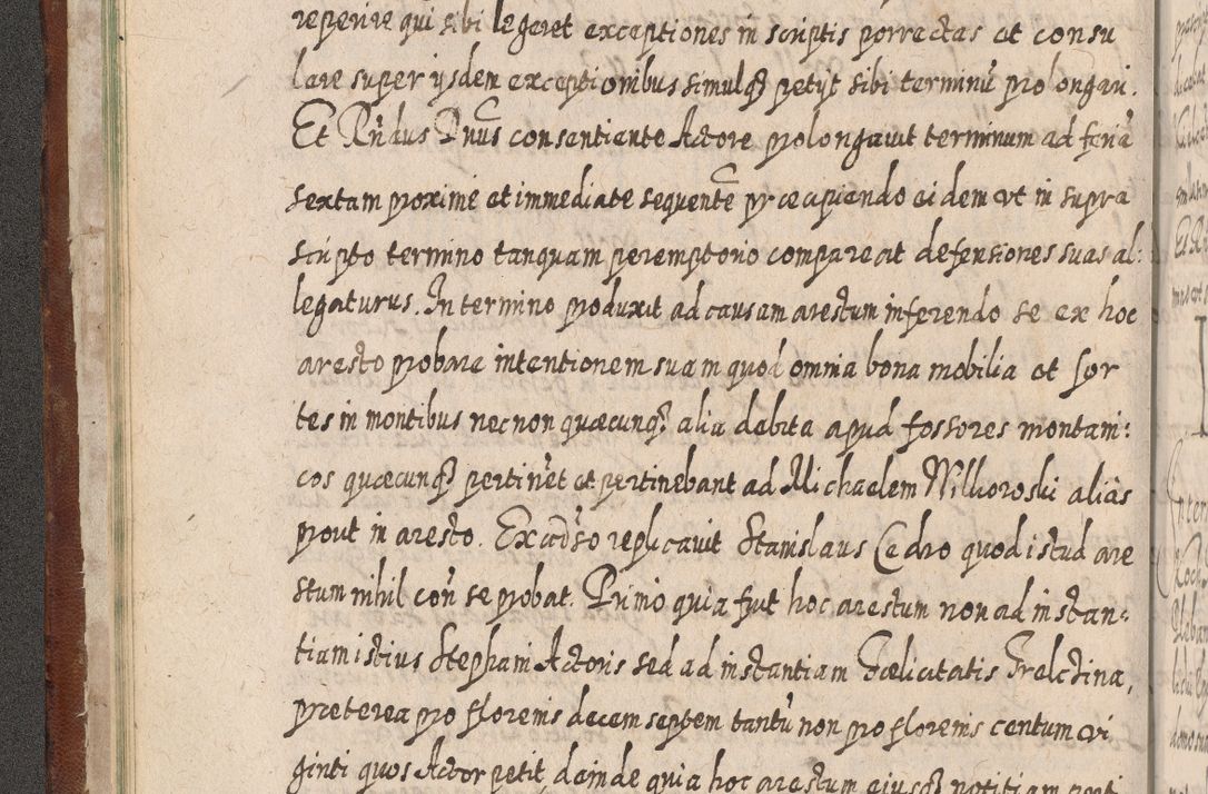 Zdjęcie nr 47 dla obiektu archiwalnego: Acta actorum, causarum spiritualium, civilium, criminalium, obligationum, quietationum, inscpritionum, cessionum, decimarum, testamentorum R. D. Martini Szyszkowski, episcopi Cracoviensis, ducis Severiensis in annis 1620 - 1623. Tomus secundus.