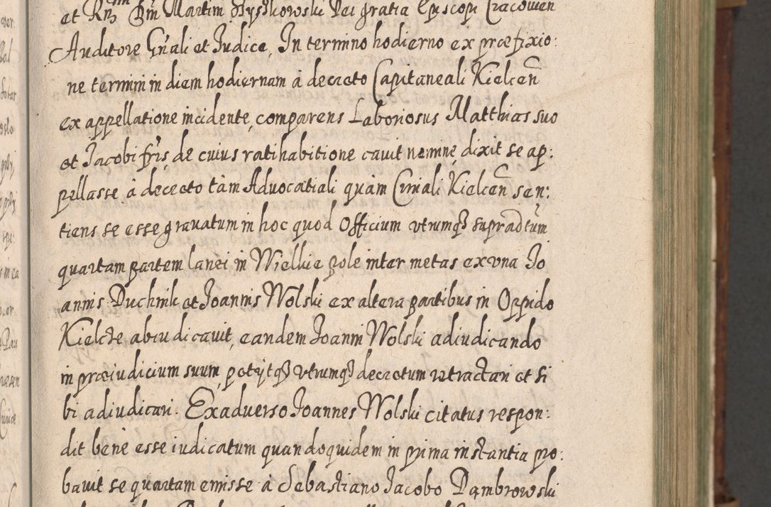 Zdjęcie nr 36 dla obiektu archiwalnego: Acta actorum, causarum spiritualium, civilium, criminalium, obligationum, quietationum, inscpritionum, cessionum, decimarum, testamentorum R. D. Martini Szyszkowski, episcopi Cracoviensis, ducis Severiensis in annis 1620 - 1623. Tomus secundus.