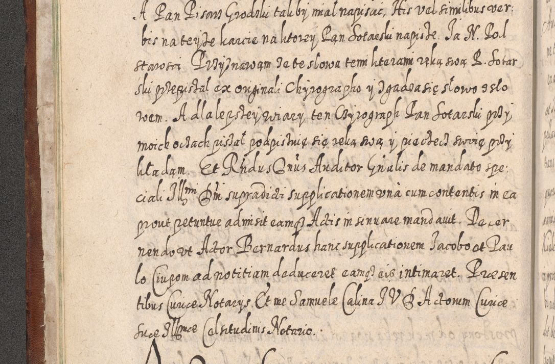 Zdjęcie nr 35 dla obiektu archiwalnego: Acta actorum, causarum spiritualium, civilium, criminalium, obligationum, quietationum, inscpritionum, cessionum, decimarum, testamentorum R. D. Martini Szyszkowski, episcopi Cracoviensis, ducis Severiensis in annis 1620 - 1623. Tomus secundus.