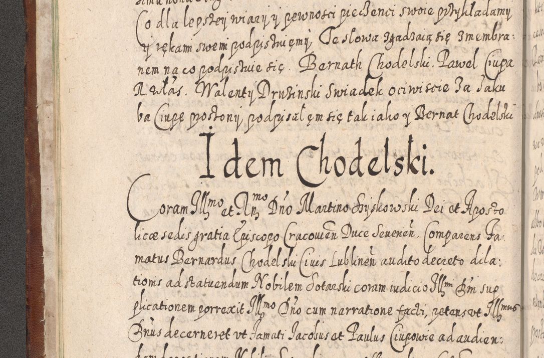 Zdjęcie nr 33 dla obiektu archiwalnego: Acta actorum, causarum spiritualium, civilium, criminalium, obligationum, quietationum, inscpritionum, cessionum, decimarum, testamentorum R. D. Martini Szyszkowski, episcopi Cracoviensis, ducis Severiensis in annis 1620 - 1623. Tomus secundus.
