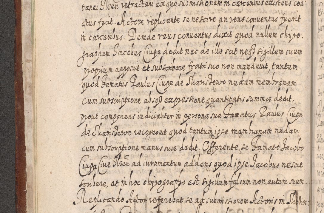 Zdjęcie nr 31 dla obiektu archiwalnego: Acta actorum, causarum spiritualium, civilium, criminalium, obligationum, quietationum, inscpritionum, cessionum, decimarum, testamentorum R. D. Martini Szyszkowski, episcopi Cracoviensis, ducis Severiensis in annis 1620 - 1623. Tomus secundus.