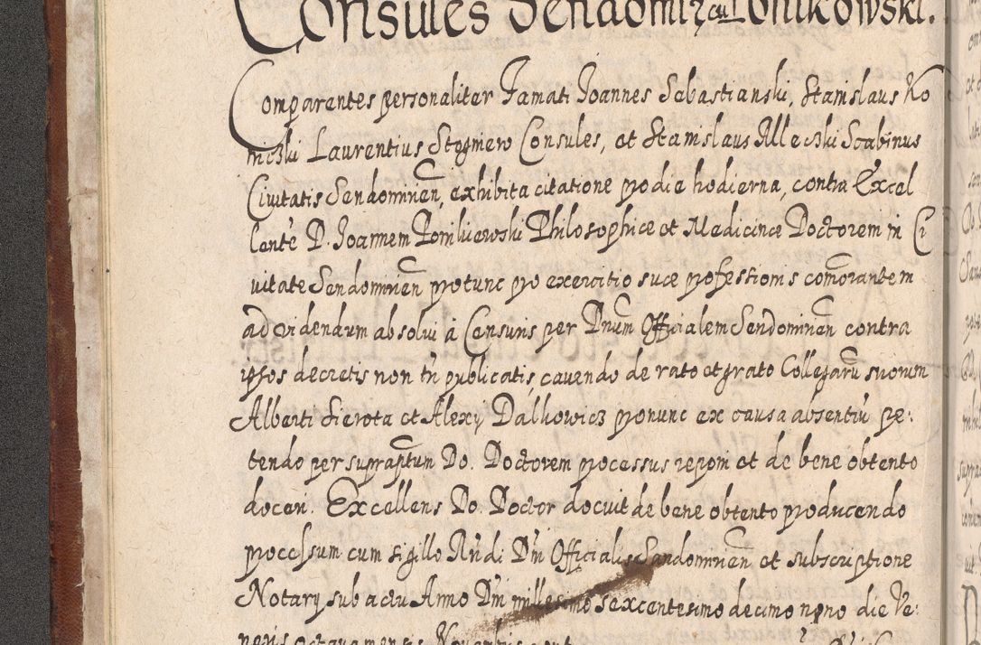 Zdjęcie nr 29 dla obiektu archiwalnego: Acta actorum, causarum spiritualium, civilium, criminalium, obligationum, quietationum, inscpritionum, cessionum, decimarum, testamentorum R. D. Martini Szyszkowski, episcopi Cracoviensis, ducis Severiensis in annis 1620 - 1623. Tomus secundus.
