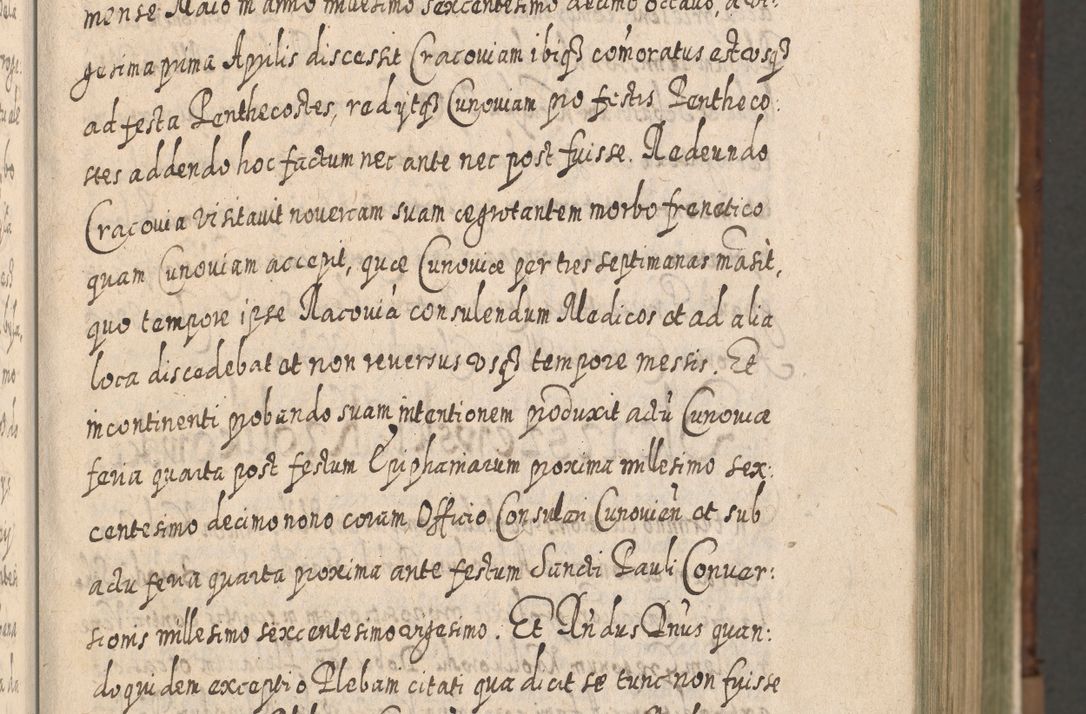 Zdjęcie nr 16 dla obiektu archiwalnego: Acta actorum, causarum spiritualium, civilium, criminalium, obligationum, quietationum, inscpritionum, cessionum, decimarum, testamentorum R. D. Martini Szyszkowski, episcopi Cracoviensis, ducis Severiensis in annis 1620 - 1623. Tomus secundus.