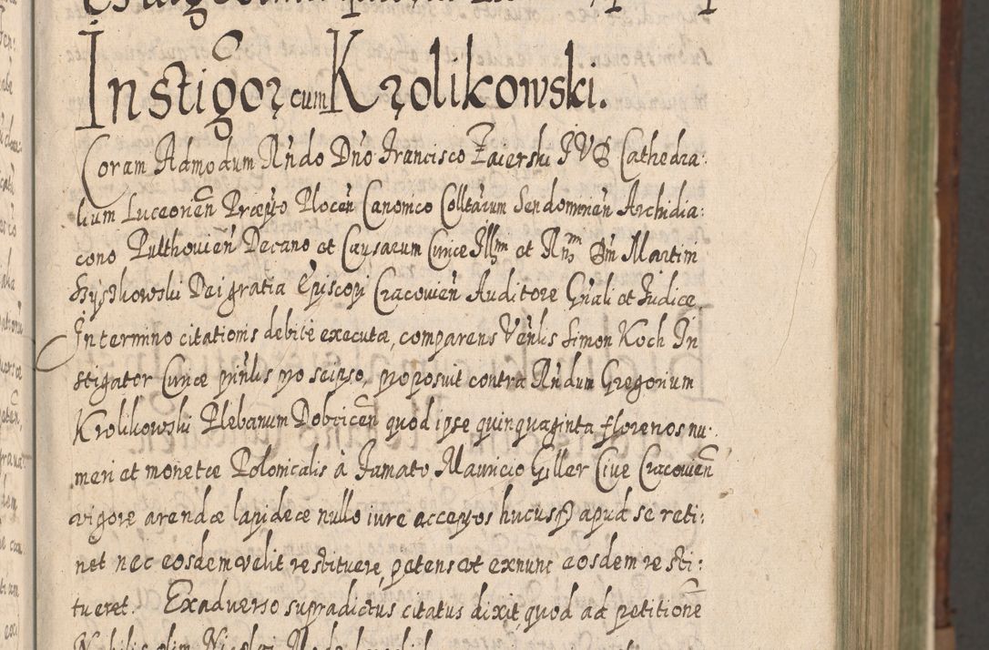 Zdjęcie nr 12 dla obiektu archiwalnego: Acta actorum, causarum spiritualium, civilium, criminalium, obligationum, quietationum, inscpritionum, cessionum, decimarum, testamentorum R. D. Martini Szyszkowski, episcopi Cracoviensis, ducis Severiensis in annis 1620 - 1623. Tomus secundus.