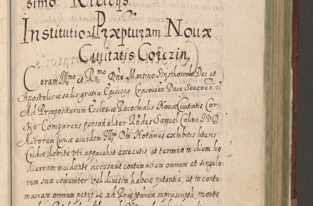 Zdjęcie nr 8 dla obiektu archiwalnego: Acta actorum, causarum spiritualium, civilium, criminalium, obligationum, quietationum, inscpritionum, cessionum, decimarum, testamentorum R. D. Martini Szyszkowski, episcopi Cracoviensis, ducis Severiensis in annis 1620 - 1623. Tomus secundus.