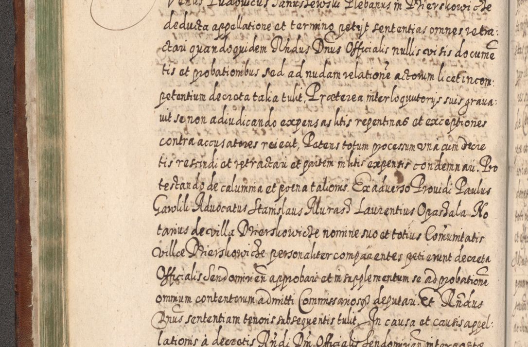 Zdjęcie nr 207 dla obiektu archiwalnego: Acta actorum, causarum spiritualium, civilium, criminalium, obligationum, quietationum, inscpritionum, cessionum, decimarum, testamentorum R. D. Martini Szyszkowski, episcopi Cracoviensis, ducis Severiensis in annis 1620 - 1623. Tomus secundus.