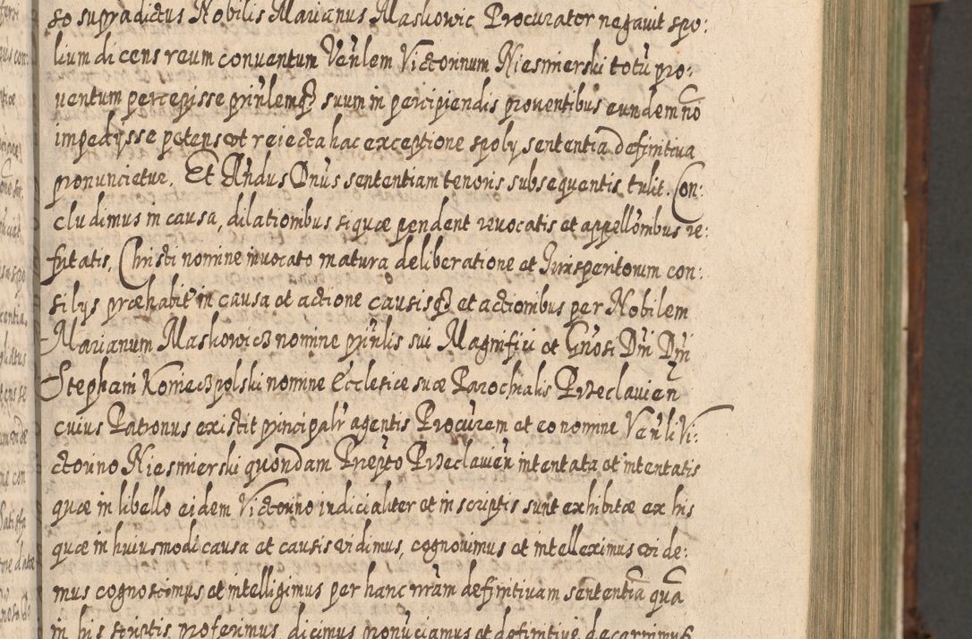 Zdjęcie nr 200 dla obiektu archiwalnego: Acta actorum, causarum spiritualium, civilium, criminalium, obligationum, quietationum, inscpritionum, cessionum, decimarum, testamentorum R. D. Martini Szyszkowski, episcopi Cracoviensis, ducis Severiensis in annis 1620 - 1623. Tomus secundus.
