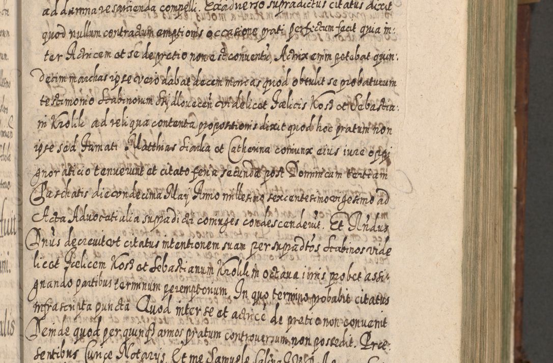 Zdjęcie nr 194 dla obiektu archiwalnego: Acta actorum, causarum spiritualium, civilium, criminalium, obligationum, quietationum, inscpritionum, cessionum, decimarum, testamentorum R. D. Martini Szyszkowski, episcopi Cracoviensis, ducis Severiensis in annis 1620 - 1623. Tomus secundus.