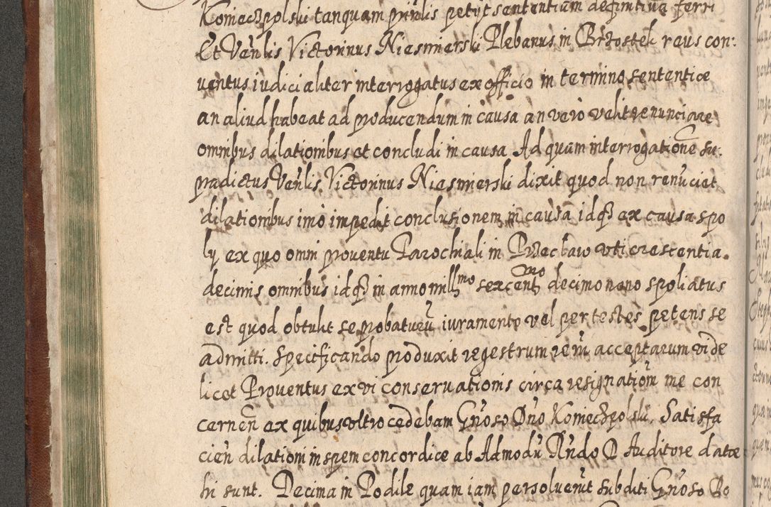 Zdjęcie nr 199 dla obiektu archiwalnego: Acta actorum, causarum spiritualium, civilium, criminalium, obligationum, quietationum, inscpritionum, cessionum, decimarum, testamentorum R. D. Martini Szyszkowski, episcopi Cracoviensis, ducis Severiensis in annis 1620 - 1623. Tomus secundus.