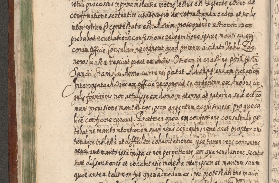 Zdjęcie nr 195 dla obiektu archiwalnego: Acta actorum, causarum spiritualium, civilium, criminalium, obligationum, quietationum, inscpritionum, cessionum, decimarum, testamentorum R. D. Martini Szyszkowski, episcopi Cracoviensis, ducis Severiensis in annis 1620 - 1623. Tomus secundus.